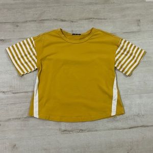 Very J. Striped shirt.